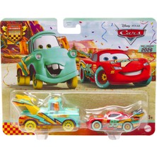 Disney Pixar Cars 25.yıl Özel Seri Race To Celebrate Metal Mater & Lighting Mcqueen