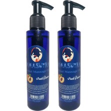 Erdo Ticaret Kamasutra Erkeklere Kadınlara Özel Şeftali Aromalı Vücut Masaj Yağı Peach Flavored Massage Oil 2 x 125 ml