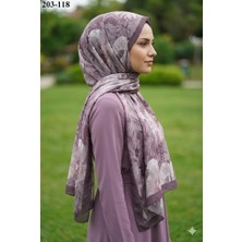 Moon Scarf Bambu Kraş Pamuk Şal (Eski Lavanta) 203-118