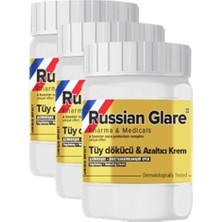 Erdo Ticaret Russıan Glare Tüy Dökücü Azaltıcı Merhem 3 Adet