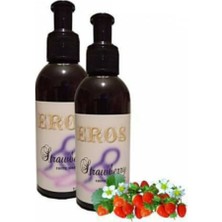 Erdo Ticaret Eros Strawberry  Massage Oil 120ML Çilek Kokulu  Masaj Yağı 2 Adet