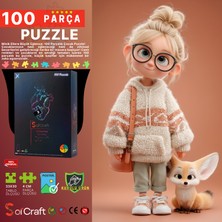 Soi Craft 100 Parça Puzzle Birlikte Çok Tatlıyız #7014