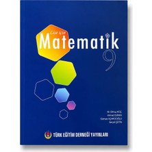 Türk Eğitim Derneği Yayınları Lise Için Matematik 9 Ders Kitabı | 9. Sınıf Matematik Konu Anlatımı | Lise Hazırlık Meb Uyumlu Kaynak