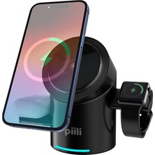 Piili 3 In 1 Wireless Şarj Cihazı