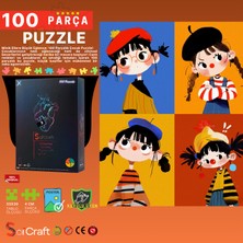 Soi Craft 100 Parça Puzzle Pop-Art Tarzı Eğlence #7022