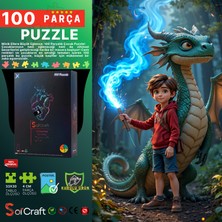 Soi Craft 100 Parça Puzzle Kayıp Dünyanın Son Ejderhası #7020