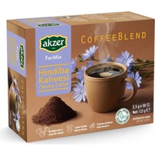 Akzer Coffeeblend Çözünebilir Hindiba Kahvesi 125 gr (50 Adet Şase) - Katkısız ve Şekersiz