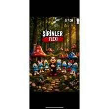 You Toys Şirinler 8li Set Hareketli Eklemli 5-7 cm Şirine,şirin Baba, Gargamel Dahil 8 Adet Oyuncak