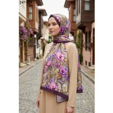 Sharell Fransız Ipeği Şal (Mürdüm) 247-115
