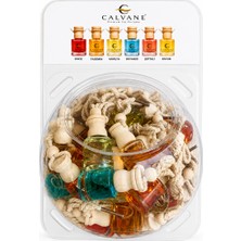 Calvane Perfume Premium Oto/araç Ayna Kokusu 8 ml - 50'li Karışık Küre Stant