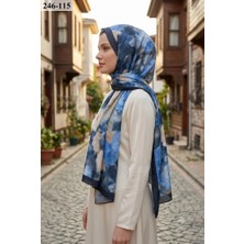 Sharell Soft Pamuk Şal (Lacivert Serisi) 246-115