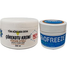 Hobibahçem Biofreeze Çörek Otu Kremi Xlwhite Büyük 200 ml Krem + Biofreeze Cool The Paincream 150 ml / Masaj Seti