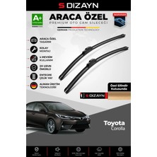 Drs Tuning S-Dizayn Toyota Corolla Ön Cam Silecek Seti 2019 Üzeri Premium Araca Özel 70-35 cm  A+ Kalite