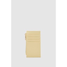 Shule Bags Linn Dokulu  Kadın Kartlık Butter Yellow