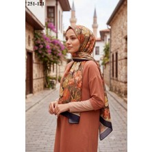 Sharell Fransız Ipeği Şal (Kahve) 251-121