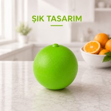 Sariva Home Narenciye Sıkacağı Limon Portakal Mandalina Için Çekirdek Ayırıcılı Hazneli El Tipi Bpa Içermez