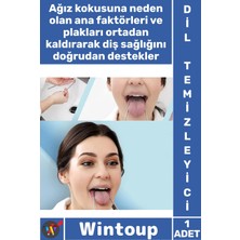 Wintoup #diltemizleme Paslanmaz Hijyenik Koku Giderici Bakteri Önleyici Sıyırıcı Metal Dil Temizleme Aleti