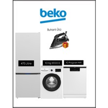 Beko Yeni Ev Düğün Çeyiz Paketi Beyaz Set
