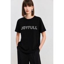 Tiffany & Tomato Joyfull Baskılı Modal Tişört