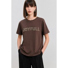 Tiffany & Tomato Joyfull Baskılı Modal Tişört
