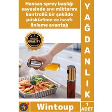 Wintoup #yağdanlık Sağlam Kapak Şeffaf Zeytinyağı Sirke Yağdanlık Mutfak 100 ml Çok Amaçlı Spreyli Cam Şişe