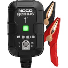 Noco Genıus1 1A Akıllı Akü Şarj Cihazı 6V/12V, Agm, Jel, Efb ve Lifepo4 Lityum Aküler Için Bakım Şarjı