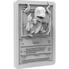 Shaco Design Pokemon Charmander 3D Kabartmalı Kart