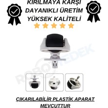 robotyedek Roborock Q8 Max Pro & Q8 Max Pro Plus Uyumlu Tekerlek Beyaz Renk -1 Adet