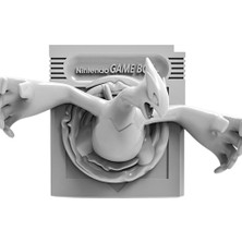 Shaco Design Pokemon Silver Kabartmalı Kartuş Figür