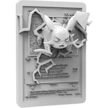 Shaco Design Pokemon Pikachu 3D Kabartmalı Kart