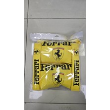 Şimika Ferrari Ikili Yastık ve Kemer Kılıfı Seti ve Vites Polari