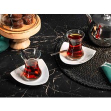Porland Dots 6 Çay Tabagı 6 Parça
