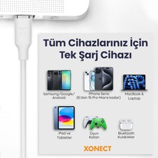 Xonect USB Çıkışlı 67W Şarj Adaptörü 1m USB Type-C Kablo Seti