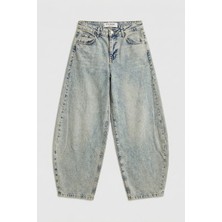 It's Basic Kadın T.Kot 4s6-67 Mega Balon Fit %100 Koton Denim Jean