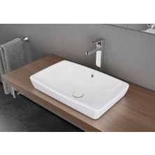 Vavis Metropole Beyaz Seramik Süzgeç, Lavabo Sifon Üst Grubu - 6397L003-0159