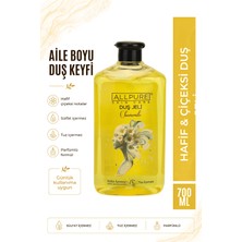 Allpure Duş Jeli Chamomile (700 ml Hafif Çiçeksi Notalar - Sülfat/Tuz İçermez)-Aile Boyu Cildi Derinlemesine Temizler