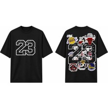 Tomris Dtg Baskı M.jordann 23 Oversize T-Shirt