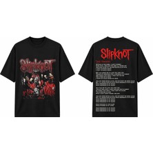 Tomris Dtg Baskı Slpknot Vol 3 Subliminal Verses Vintage Koleksiyon Oversize T-Shirt