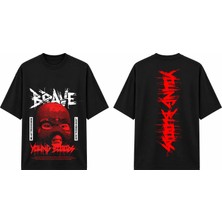 Tomris Dtg Baskı Yung Daily Grafik Oversize T-Shirt