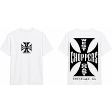 Tomris Dtg Baskı W.c.choppers Vintage Koleksiyon Oversize T-Shirt