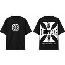Tomris Dtg Baskı W.c.choppers Vintage Koleksiyon Oversize T-Shirt