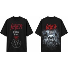 Tomris Dtg Baskı Slyr Murder Is My Future Oversize T-Shirt