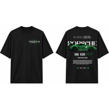 Tomris Dtg Baskı Porsche 911 Rs Oversize T-Shirt