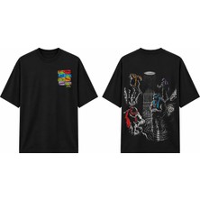 Tomris Dtg Baskı Ninja Kaplumbağalar Oversize T-Shirt
