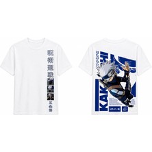Tomris Dtg Baskı Naruto Kakashi Hatake Anime Oversize T-Shirt
