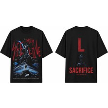 Tomris Dtg Baskı Love Revealed Sloganlı Oversize T-Shirt