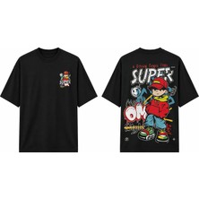 Tomris Dtg Baskı Super Made Of Oversize T-Shirt
