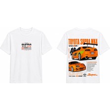 Tomris Dtg Baskı T. Supra Mk4  Oversize T-Shirt