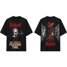 Tomris Dtg Baskı Slpknot Vintage Koleksiyon Oversize T-Shirt