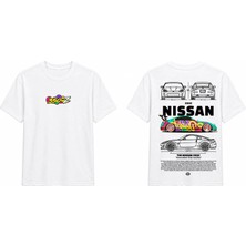 Tomris Dtg Baskı Nissan 350Z Drift Edition Jdm Oversize T-Shirt
